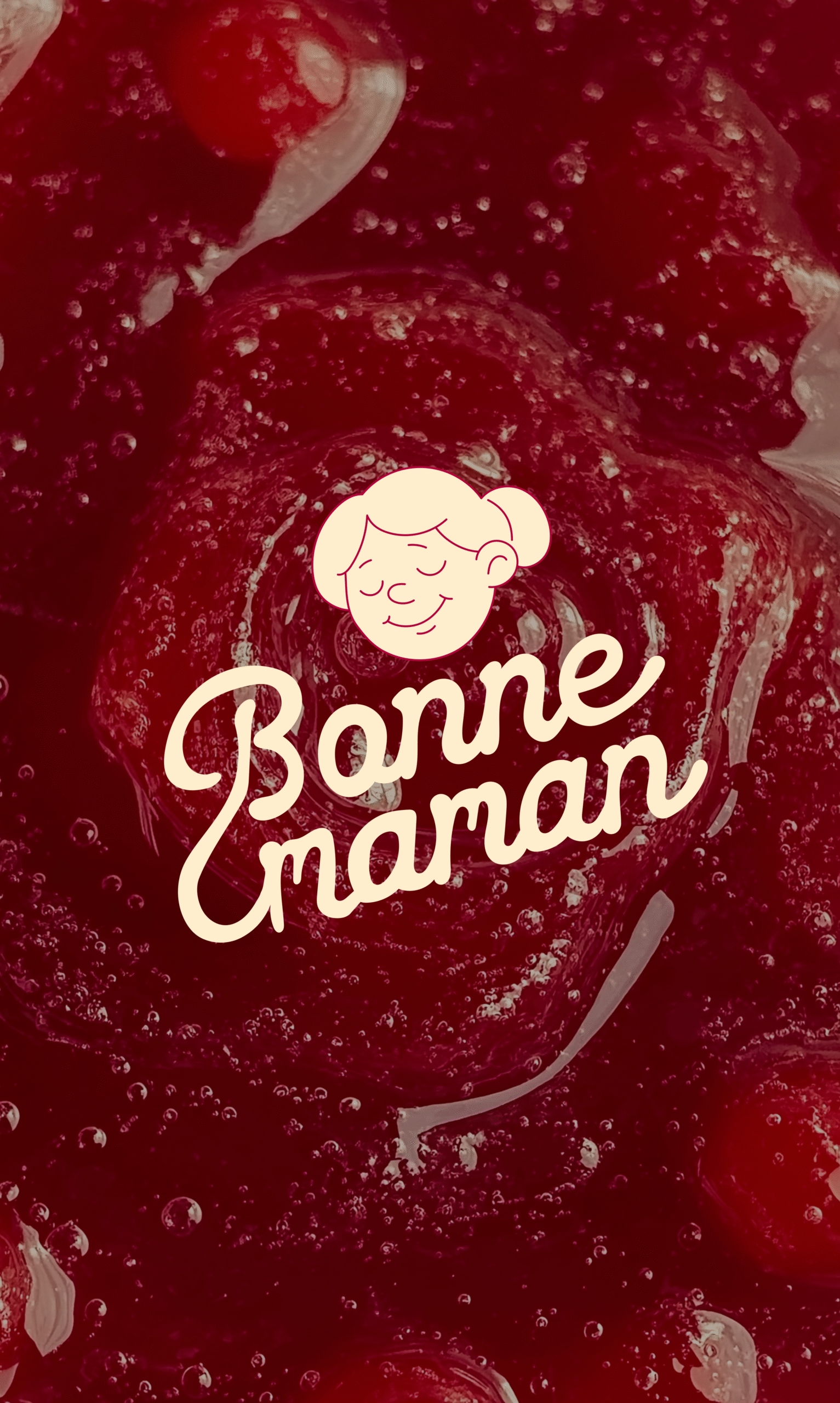 Brand identity and packaging design for Bonne maman French patisserie